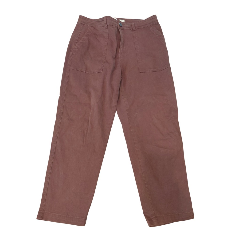A New Day Womens High Rise Utility Straight Leg Pants Size 14